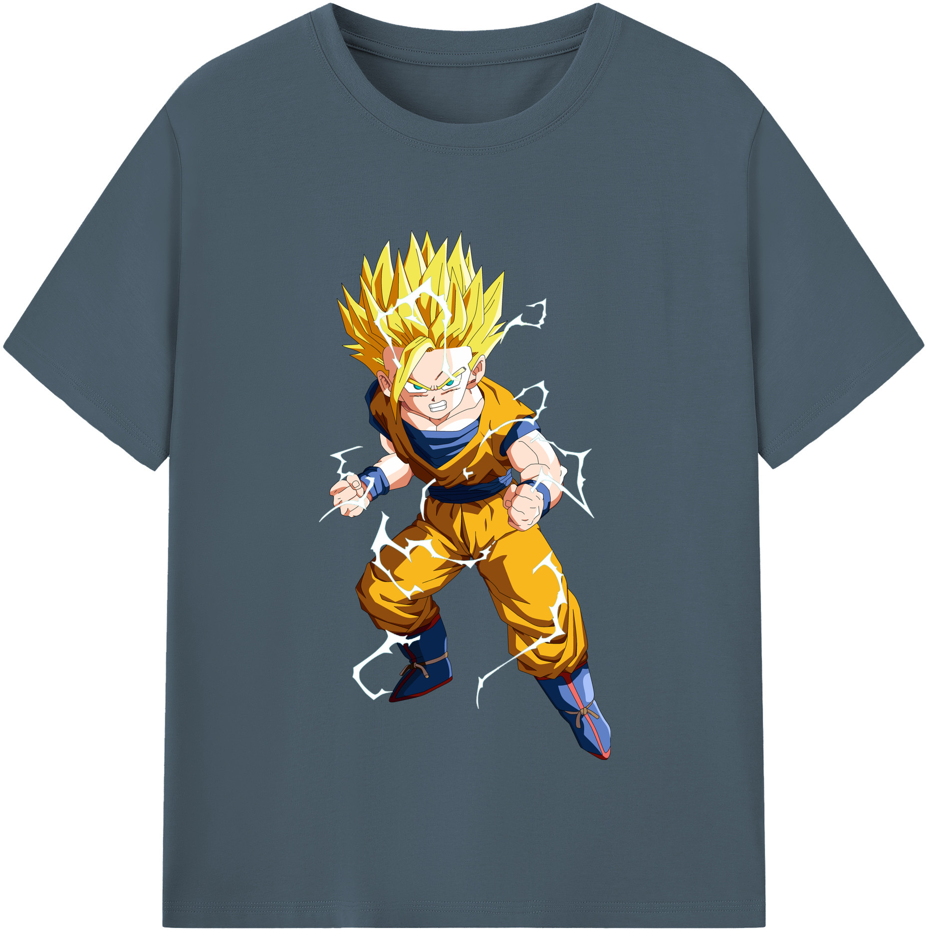 （画像用） ドラゴンボール 孫 悟飯（そんごはん）DRAGON BALL Son Gohan 綿100％半袖Tシャツ（フロントプリント）